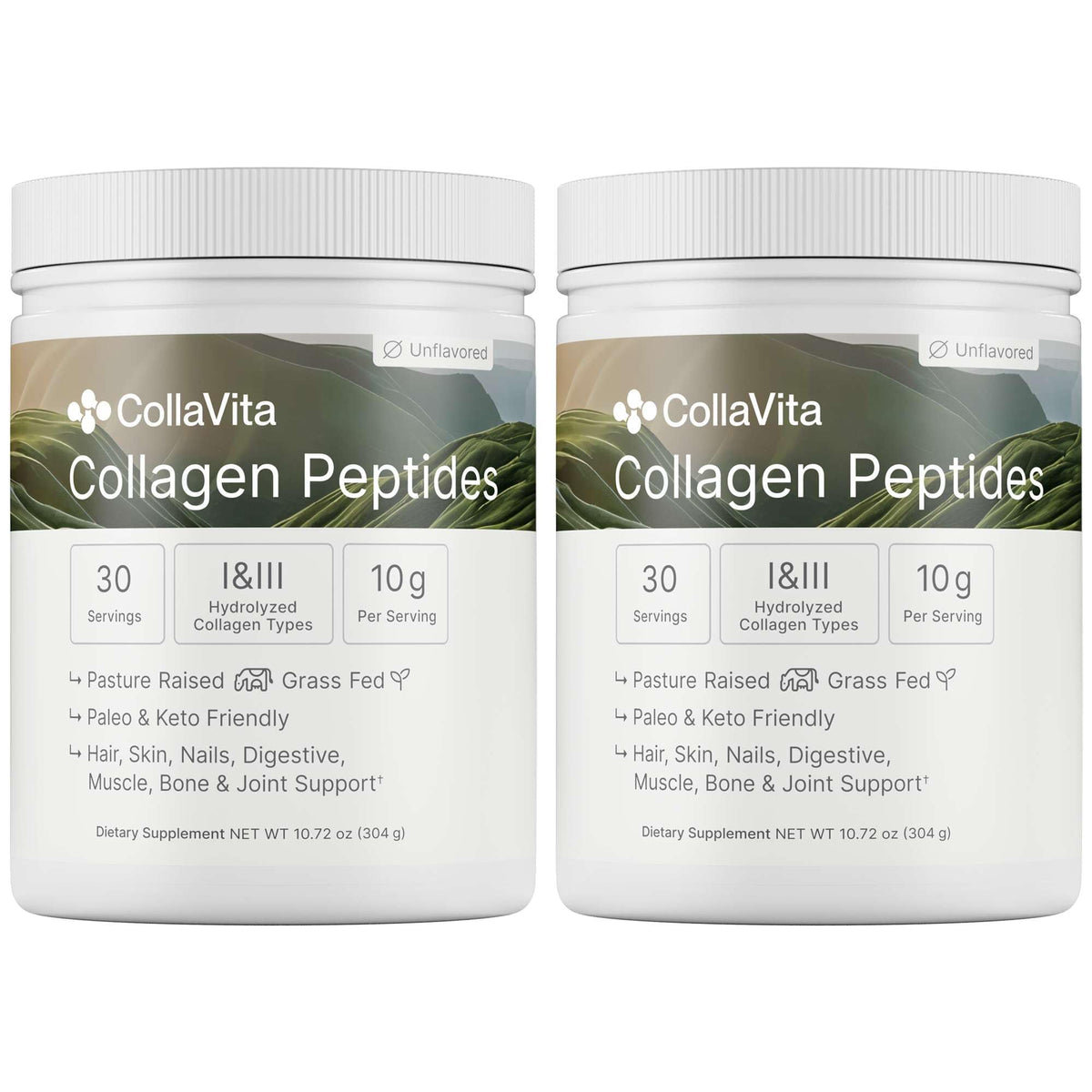 CollaVita Collagen Peptides unflavored bottle for daily joint and skin support