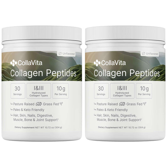 CollaVita Collagen Peptides unflavored bottle for daily joint and skin support