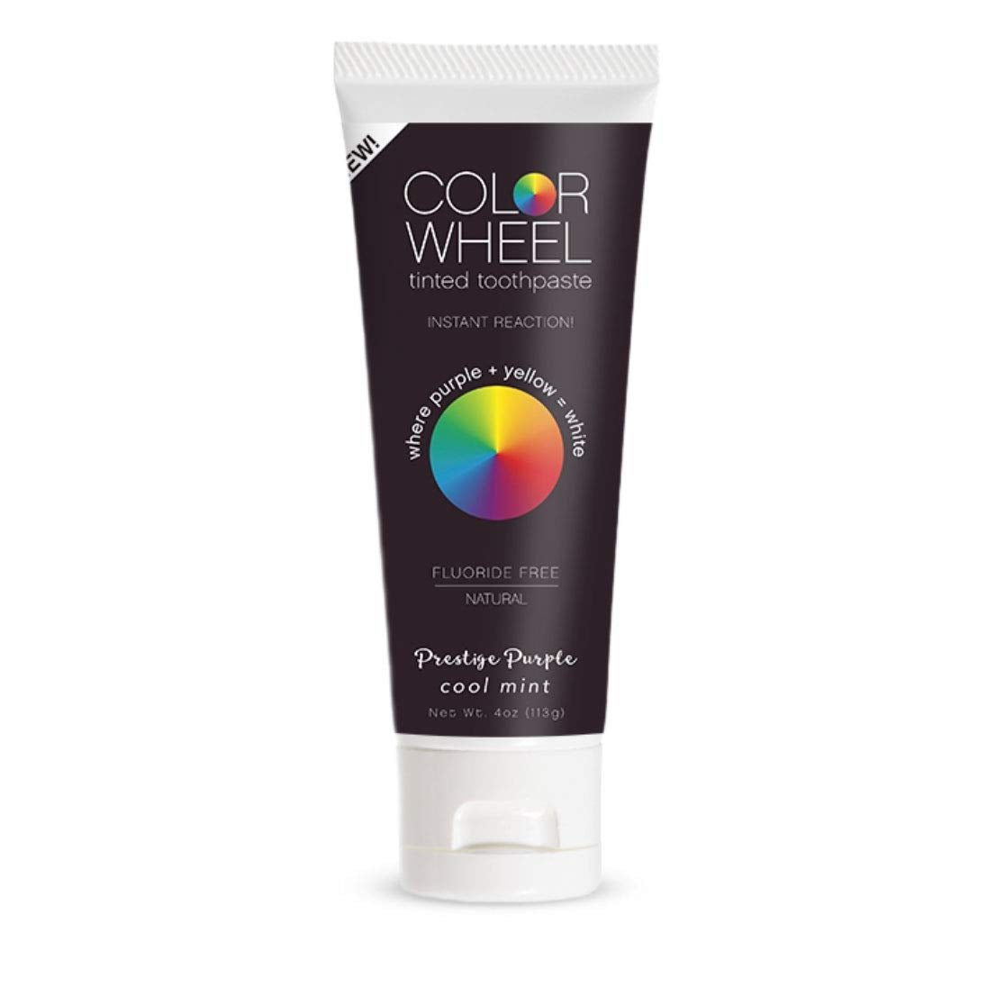 COLO Color Wheel Teeth Whitener bottle with mint gel for quick whitening.