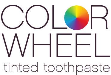 Smiling person with COLO Color Wheel Teeth Whitener showing a brighter smile.