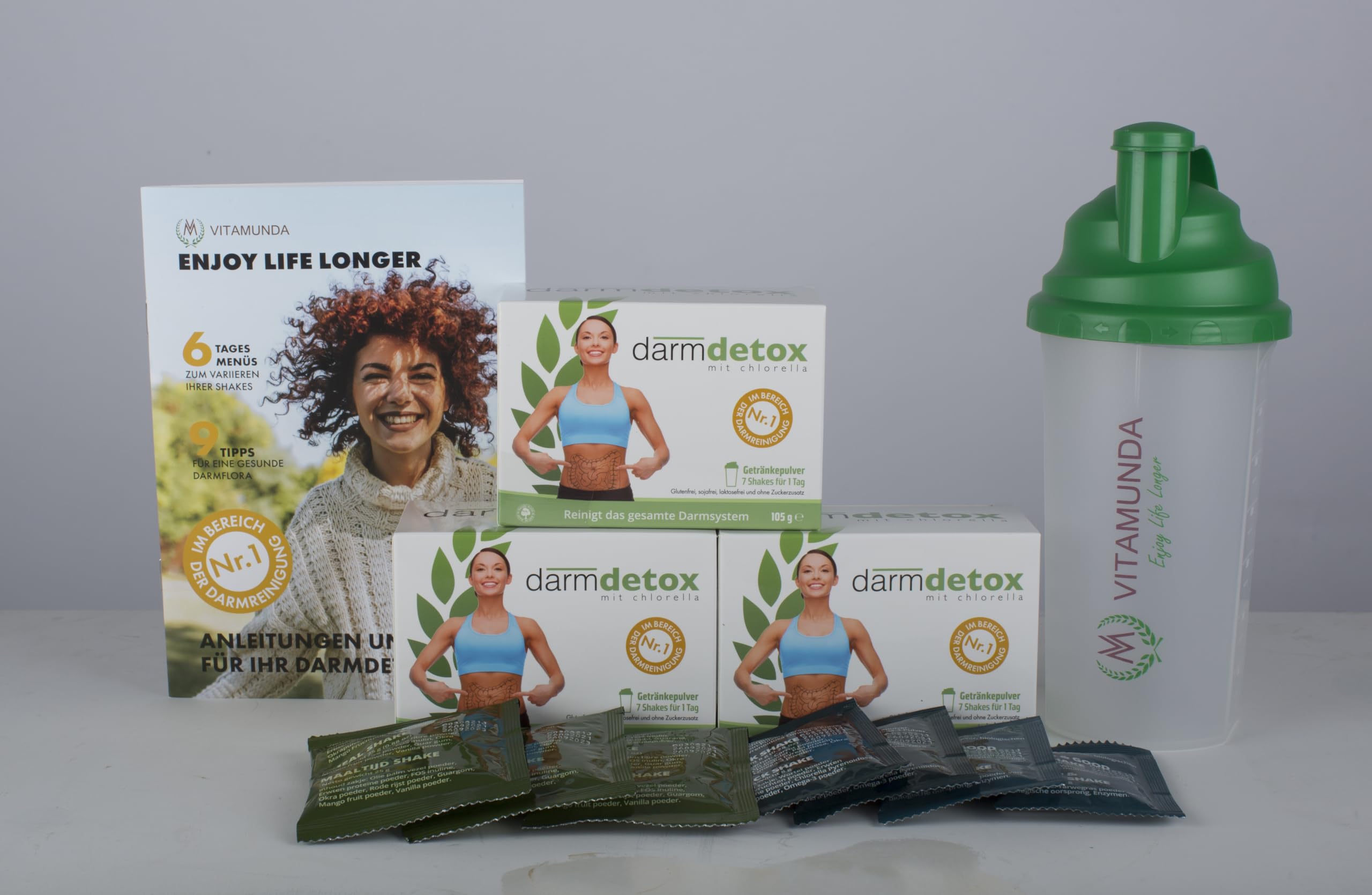 Colon Cleanse Program 3 Day packaging display arranged for easy storage
