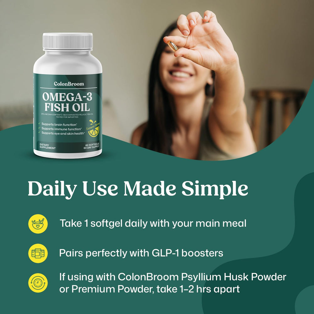 ColonBroom non-GMO and gluten-free formula icon.