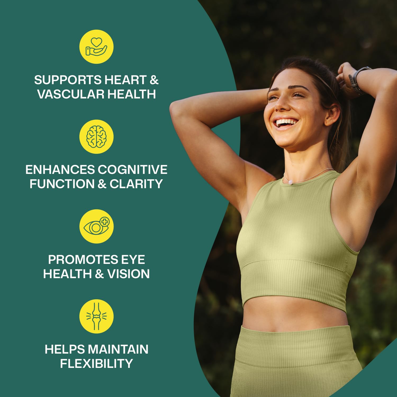ColonBroom Omega-3 softgels closeup with lemon flavor essence.