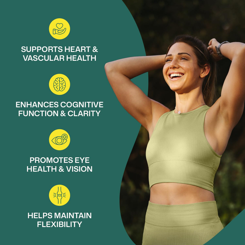 ColonBroom Omega-3 softgels closeup with lemon flavor essence.