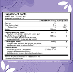 ColonSweep psyllium husk powder measuring scoop for easy dosing
