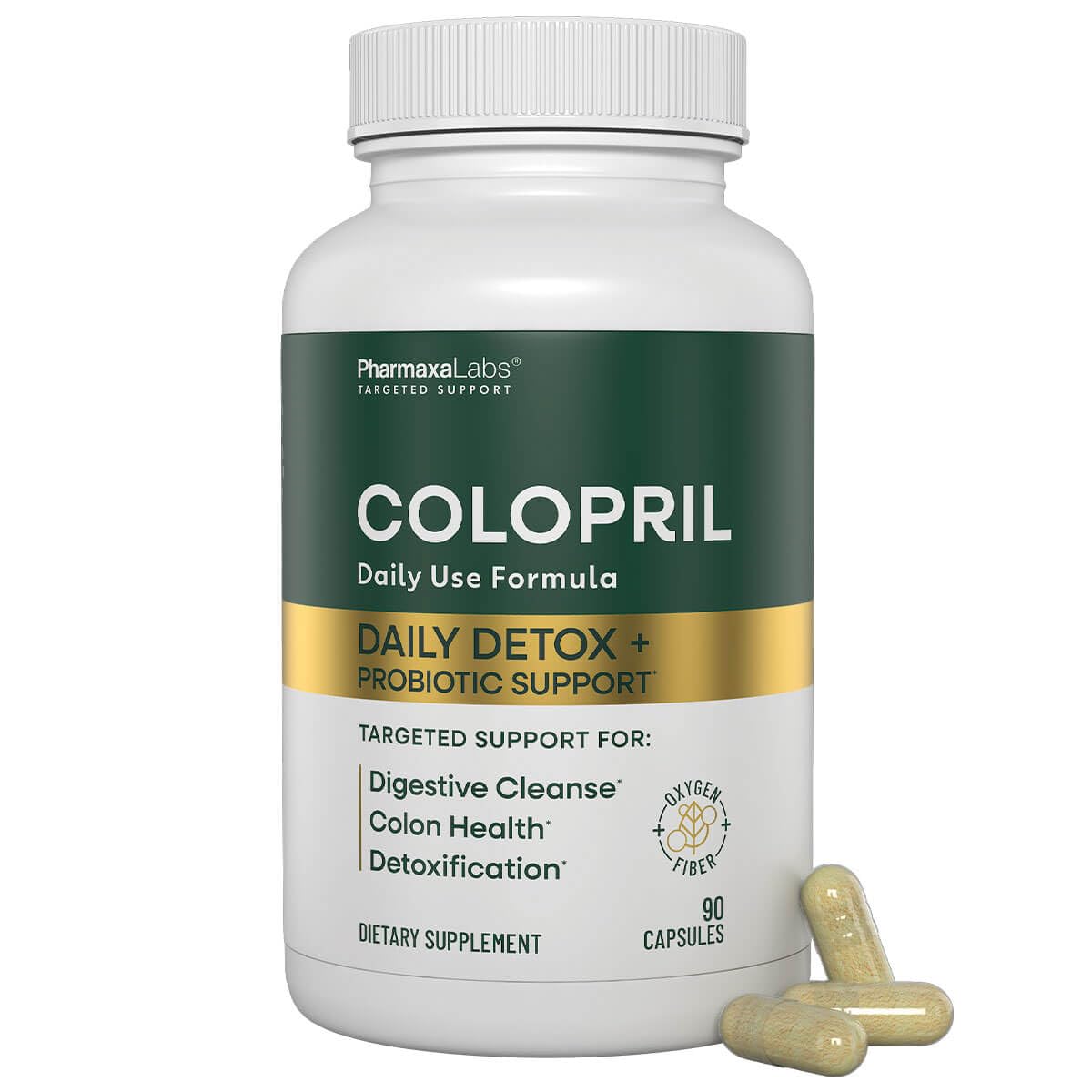 Colopril Colon Cleanse bottle front for daily wellness support
