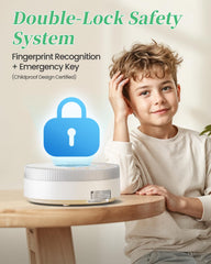 COLORWING 2025 fingerprint lock demonstrates secure medication access.
