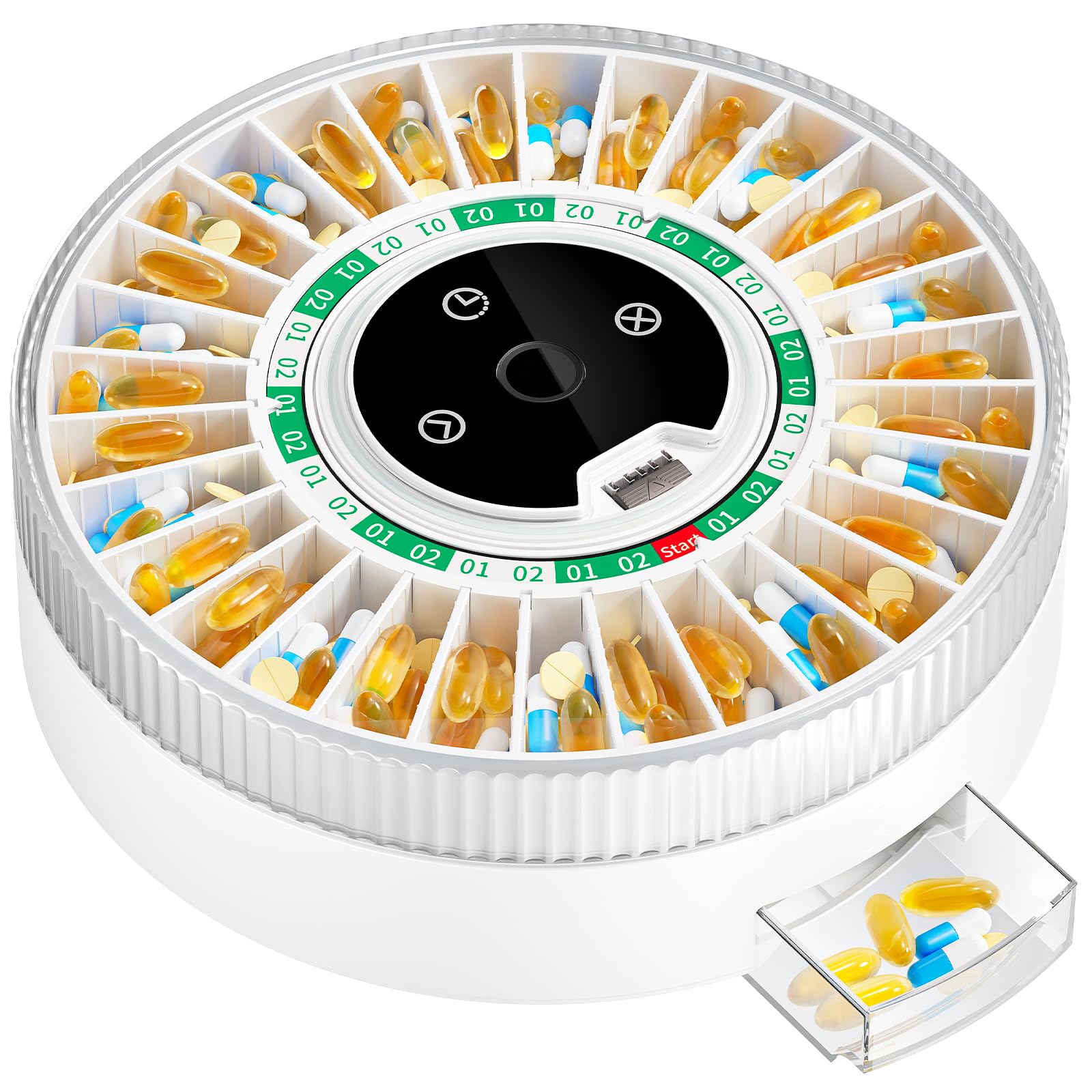 COLORWING Colorwing 2025 front view showing easy-access pill dispenser.