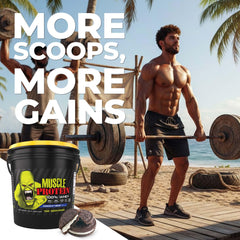 Colossal Labs cold-filtered whey protein powder close-up highlighting filtration