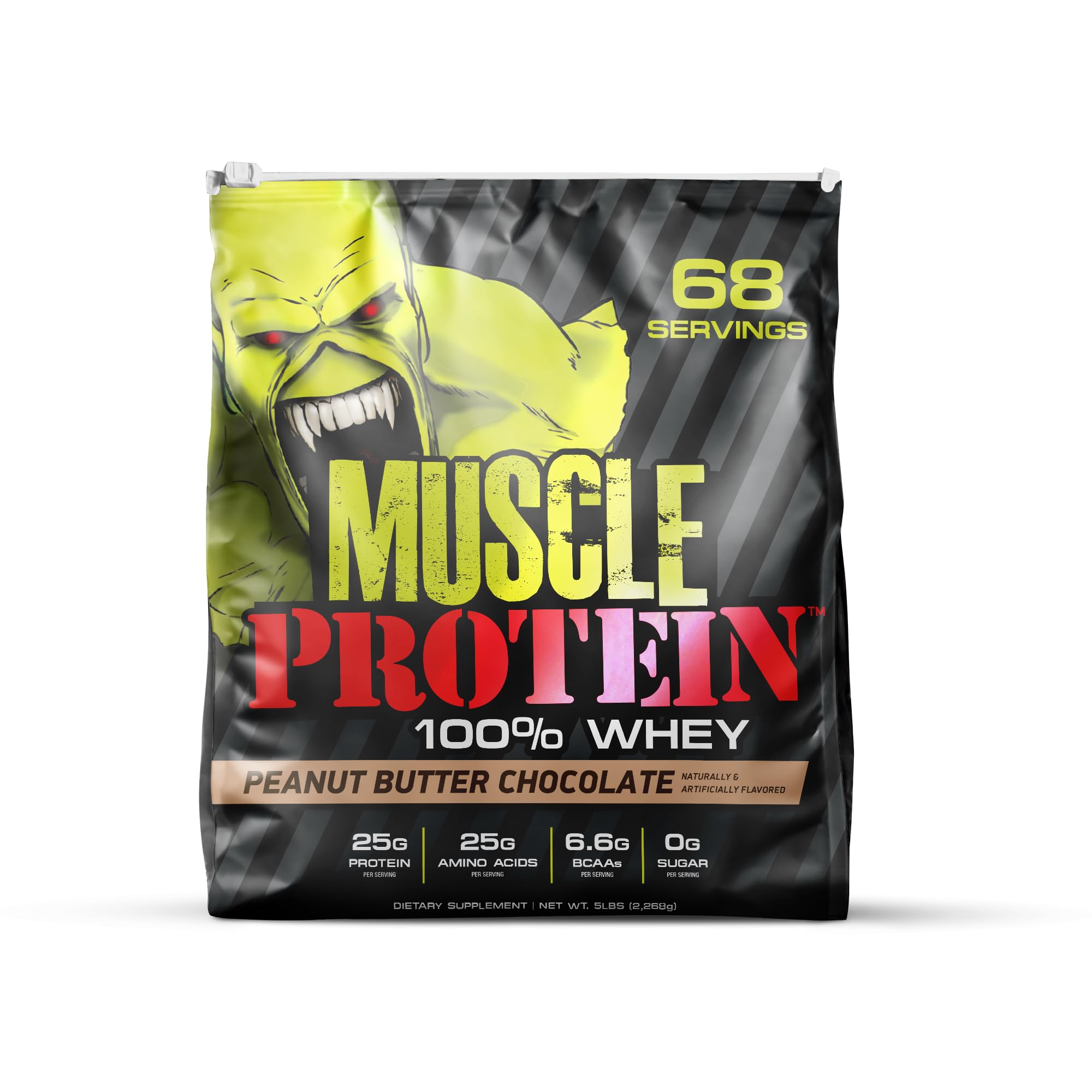 COLOSSAL LABS Muscle Protein Whey bottle pouring post-workout recovery