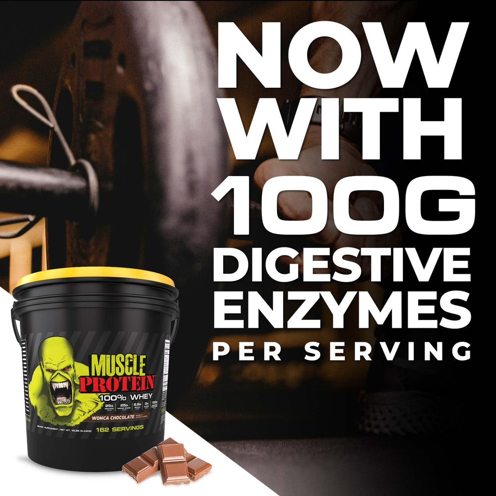 COLOSSAL LABS Strawberry Whey Powder poured into shaker for a tasty post-workout shake