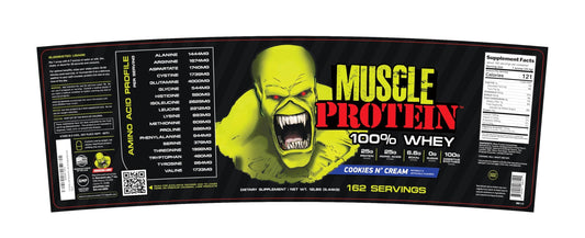 COLOSSAL LABS whey protein with 25g per serving supports muscle goals