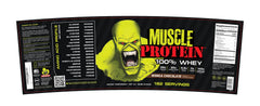 Colossal Labs whey protein label detail showing 25g protein per serving and gluten-free formula