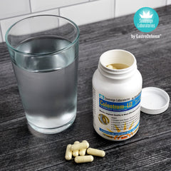 Colostrum-LD packaging box with product details and dosage guidance.