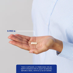 Colostrum supplement label detail shows purity and ingredients.