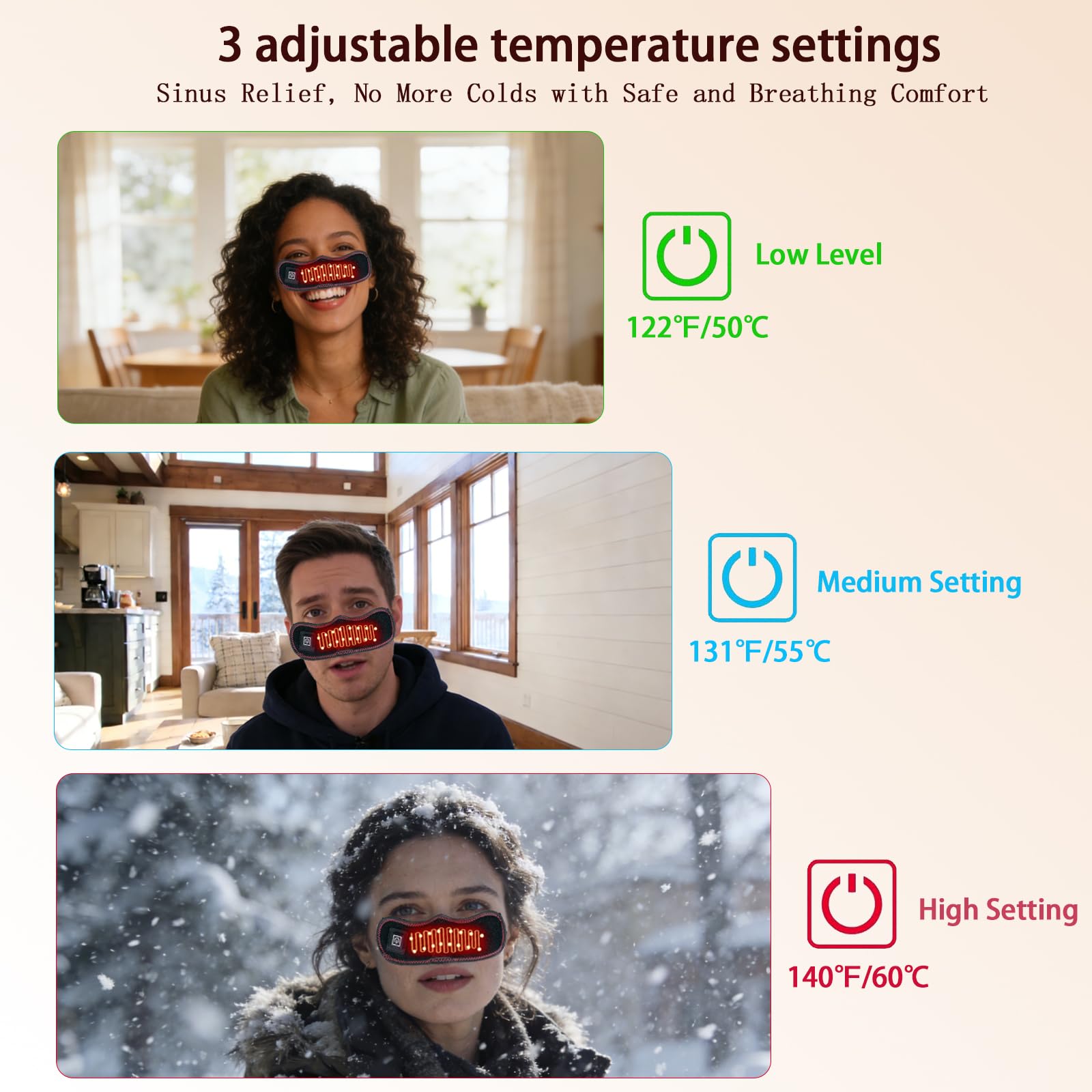 Colsmart wireless nasal mask ideal for travel and daily use.