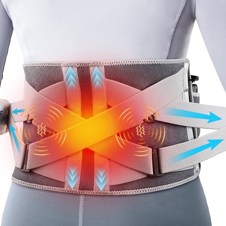 Comfheat cordless heating pad back for portable on the go relief