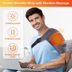 Comfheat dos motores de vibración ofrecen masaje relajante.