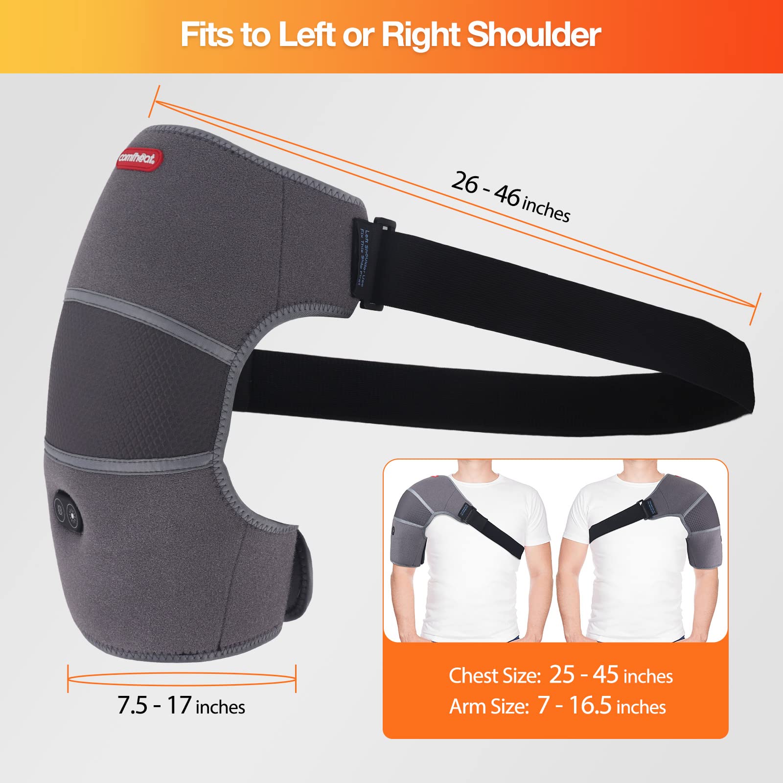Comfheat talla ajustable para hombro izquierdo o derecho.