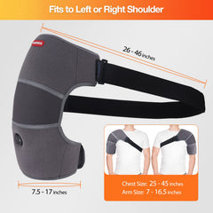 Comfheat talla ajustable para hombro izquierdo o derecho.