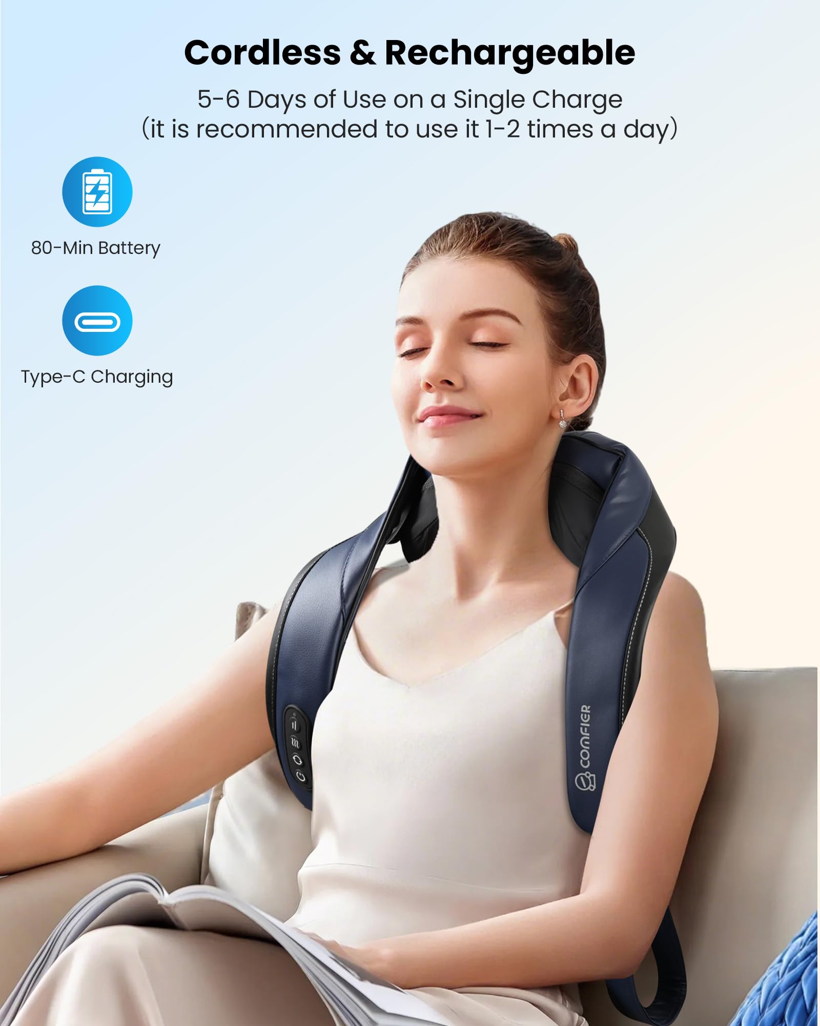 COMFIER adjustable hand-pull mode lets you customize pressure.