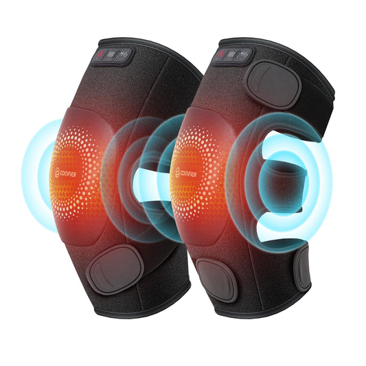 COMFIER cordless knee massager front view for targeted knee relief