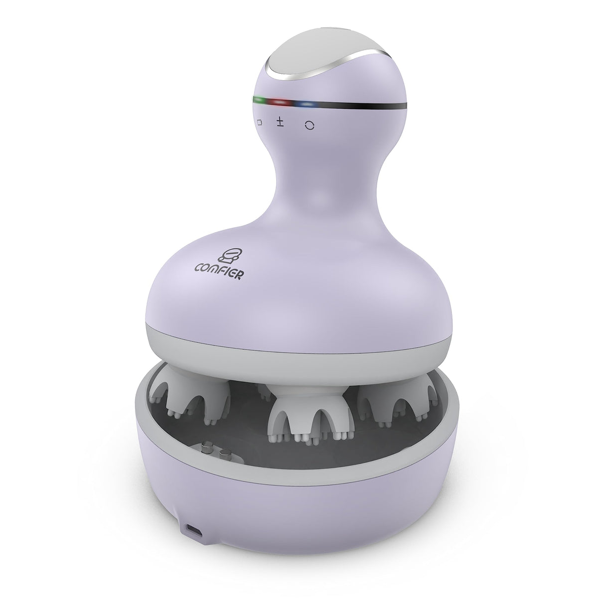 COMFIER electric scalp massager front view for relaxing at home.