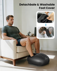 COMFIER massager sized to US 15 fits larger feet.