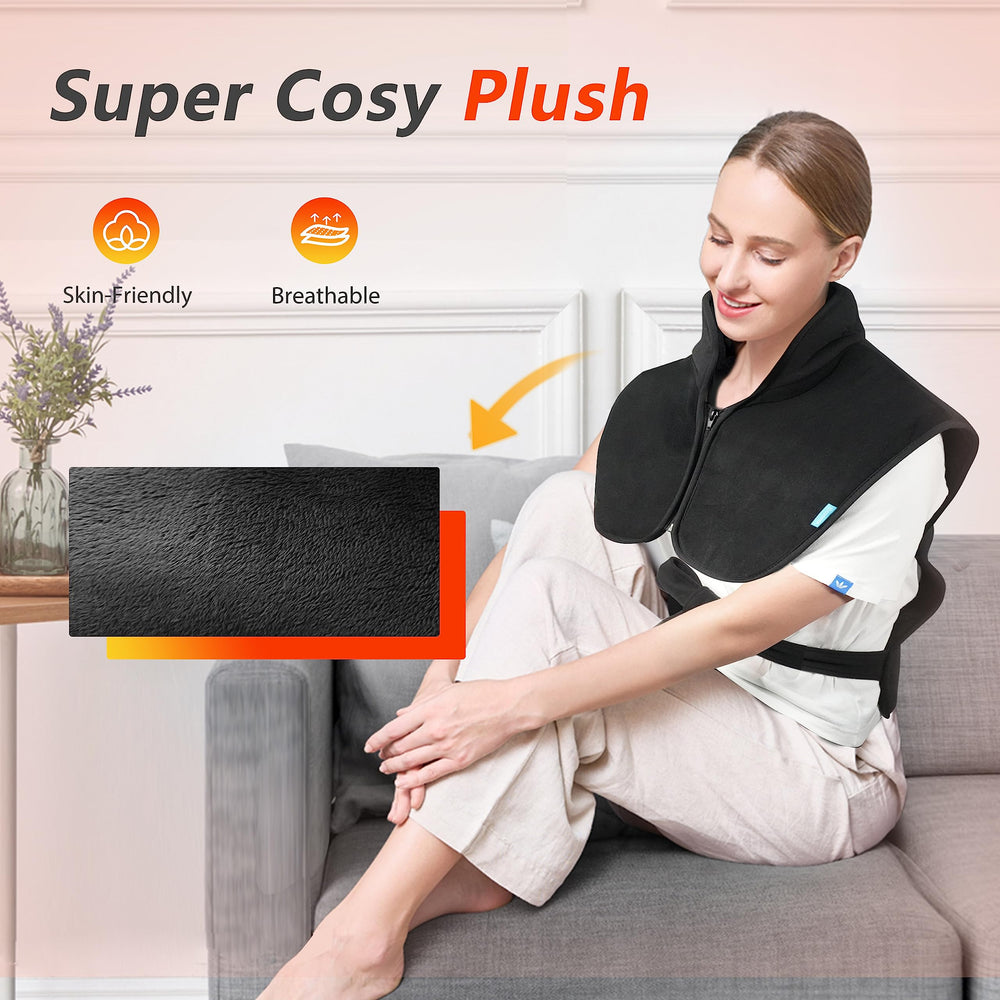 COMFIER full-body heating pad covers neck to legs for flexible relief