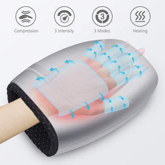 COMFIER Hand Massager with Heat side profile highlights its portable form for office use