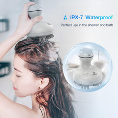 COMFIER head massager with rechargeable battery enables cordless use