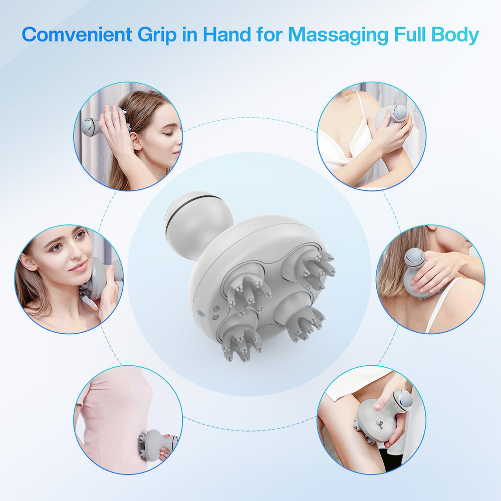 COMFIER massager is waterproof for bath sessions with silicone heads