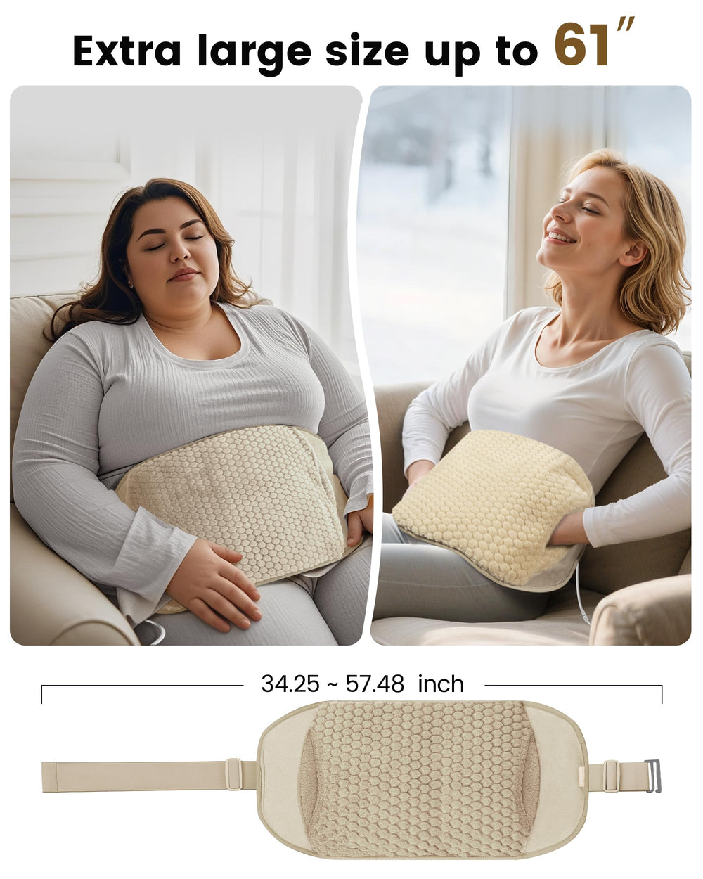 Removable washable cover for COMFIER heating pad