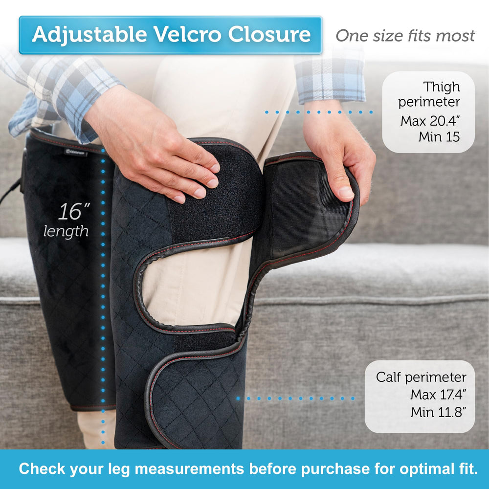 COMFIER knee massager control panel eases adjustment.