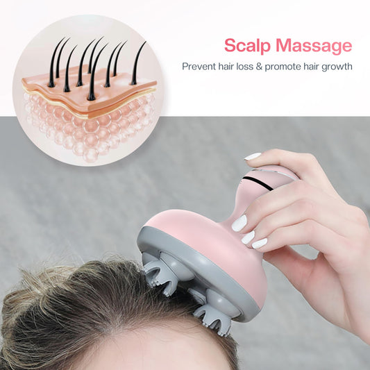COMFIER scalp massager with 28 nodes per head targets scalp comfort.