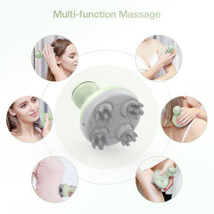 Detachable heads on COMFIER scalp massager for easy cleaning