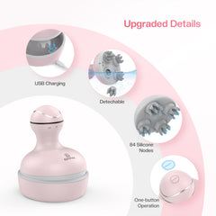 COMFIER scalp massager has an ergonomic handle for easy grip.