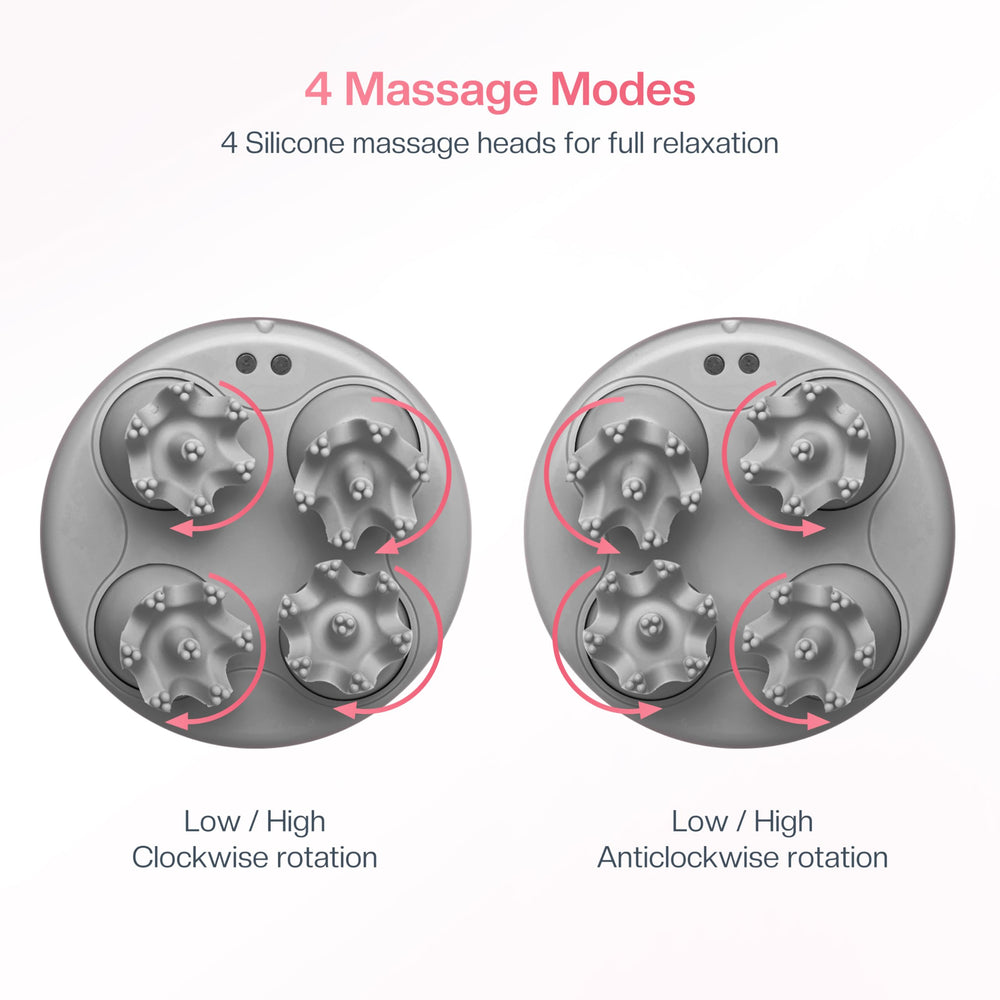 COMFIER scalp massager's portable design fits in a bag.