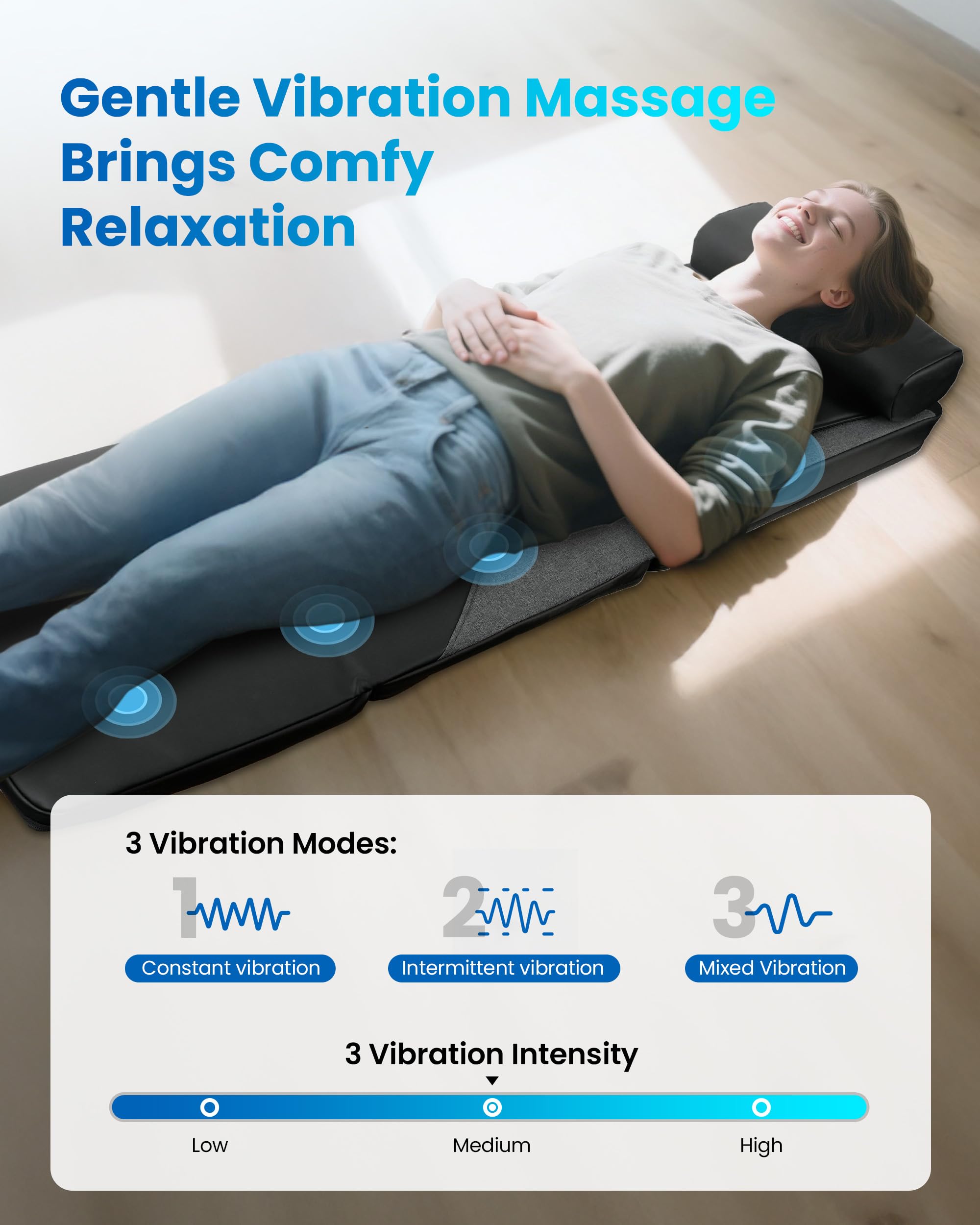 COMFIER slim 3.15 inch thickness allows easy storage