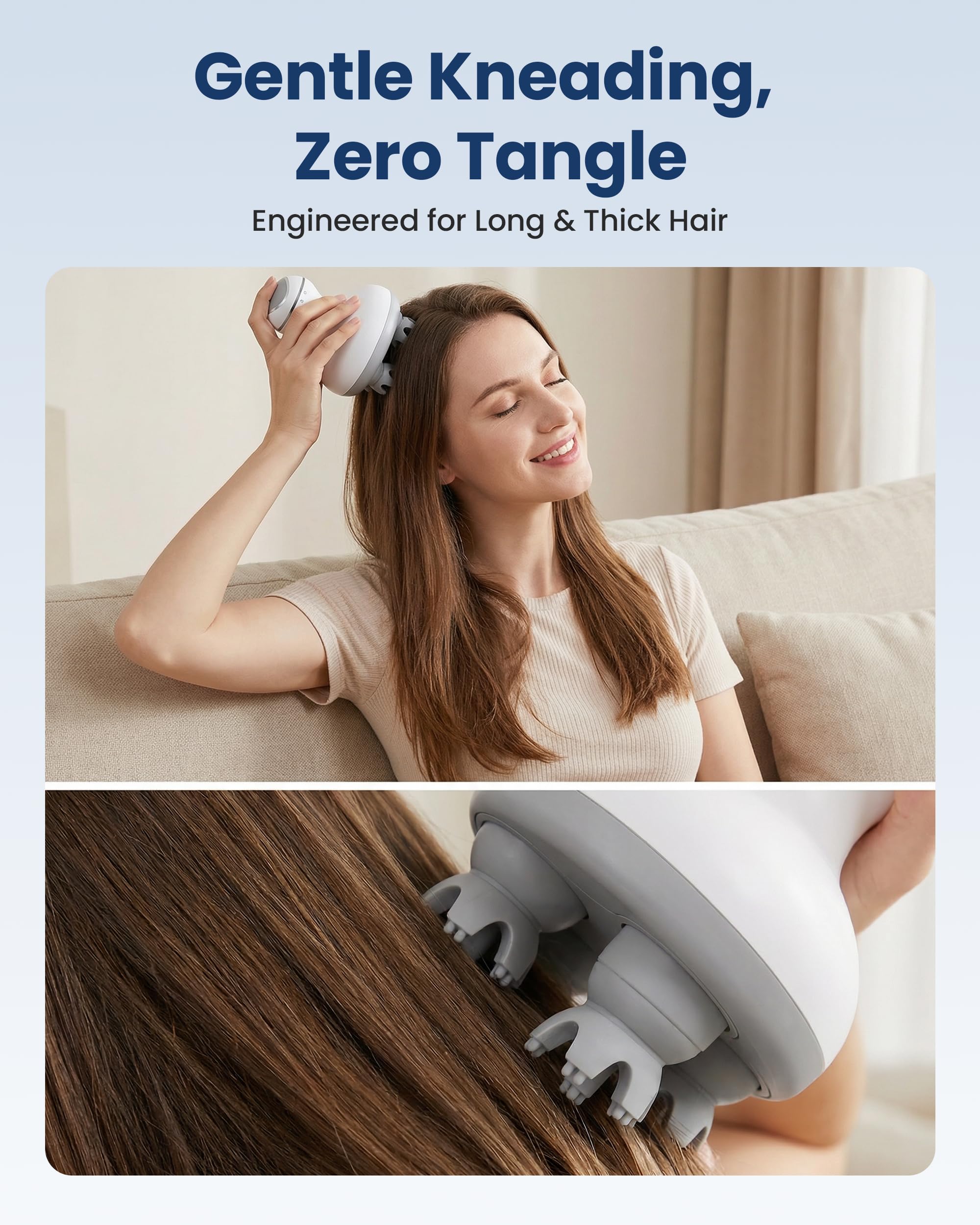 COMFIER shower use scalp massager for convenient cleansing sessions