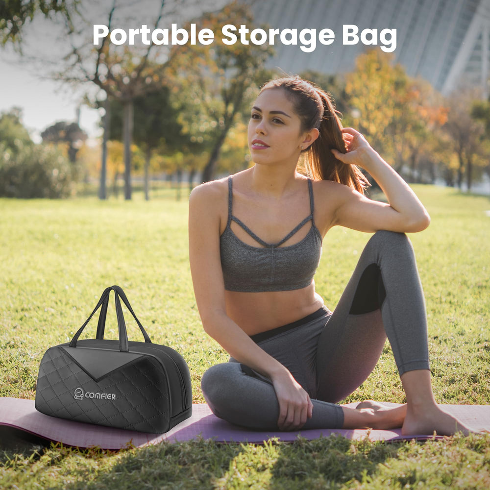 Two adjustable speeds tailor intensity to your needs.