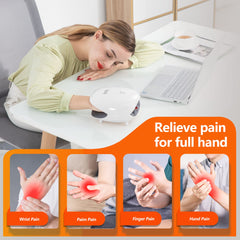 COMFIER wireless hand massager at compression level 3 for targeted relief.