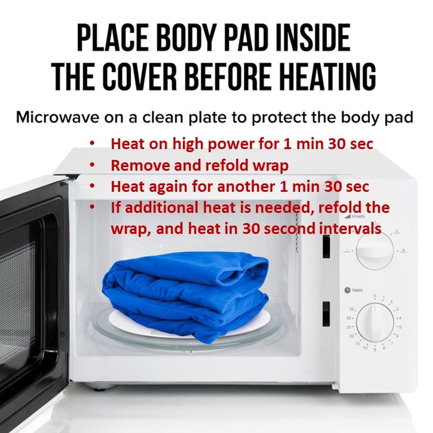 ComfortCloud XL can be cooled in the freezer for a refreshing cooling option