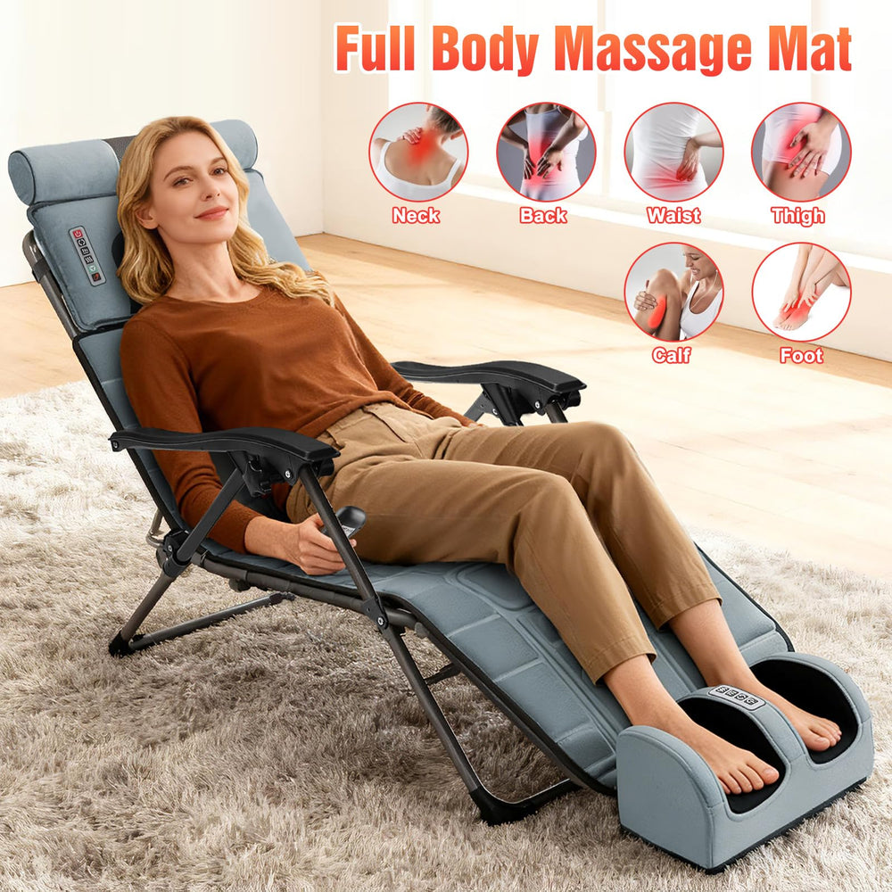 ComfyElect detachable neck and foot massagers for spa-like relief anywhere.