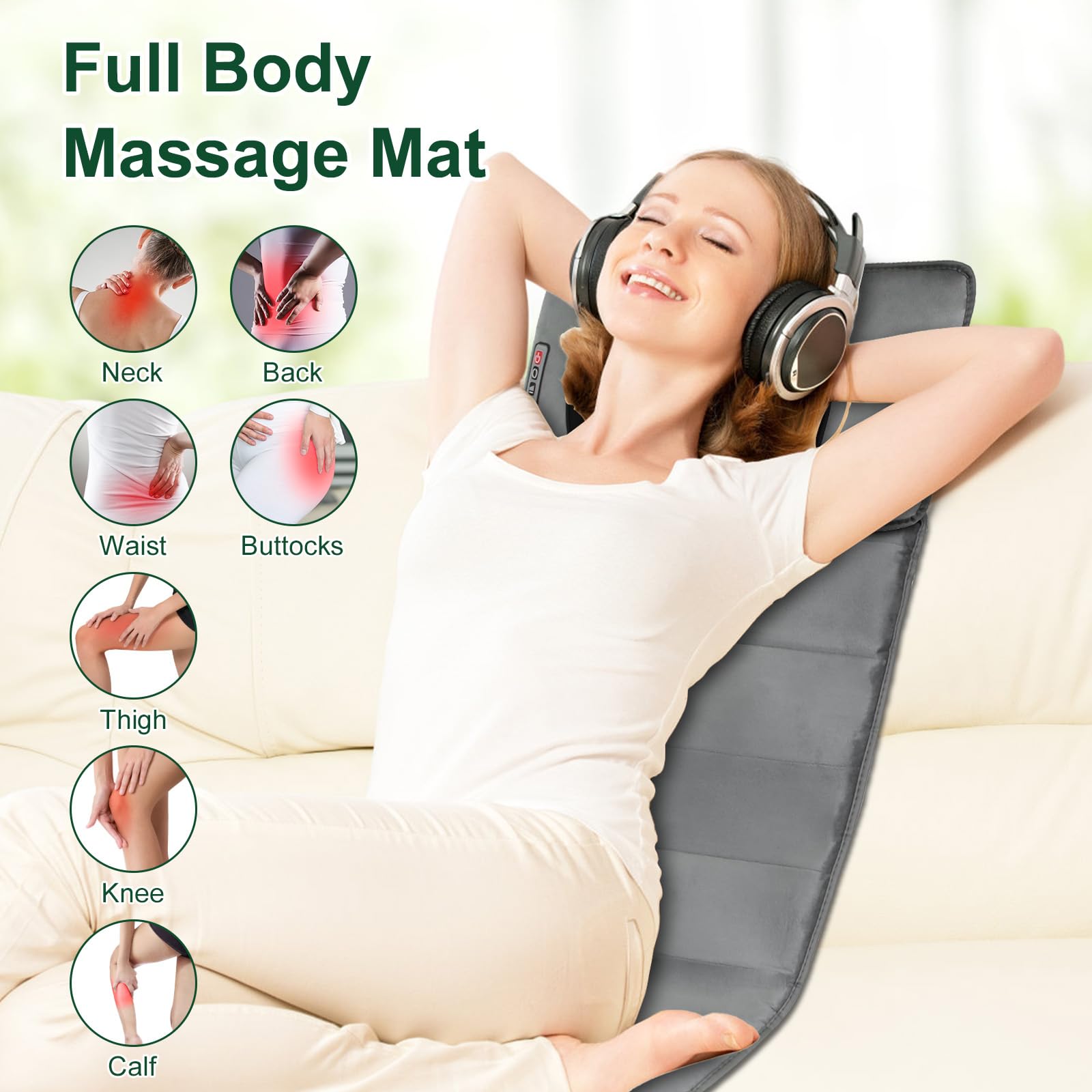ComfyElect detachable neck pillow offering ergonomic head and neck support.