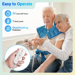 Comfytemp offers three heat settings for tailored comfort and use.