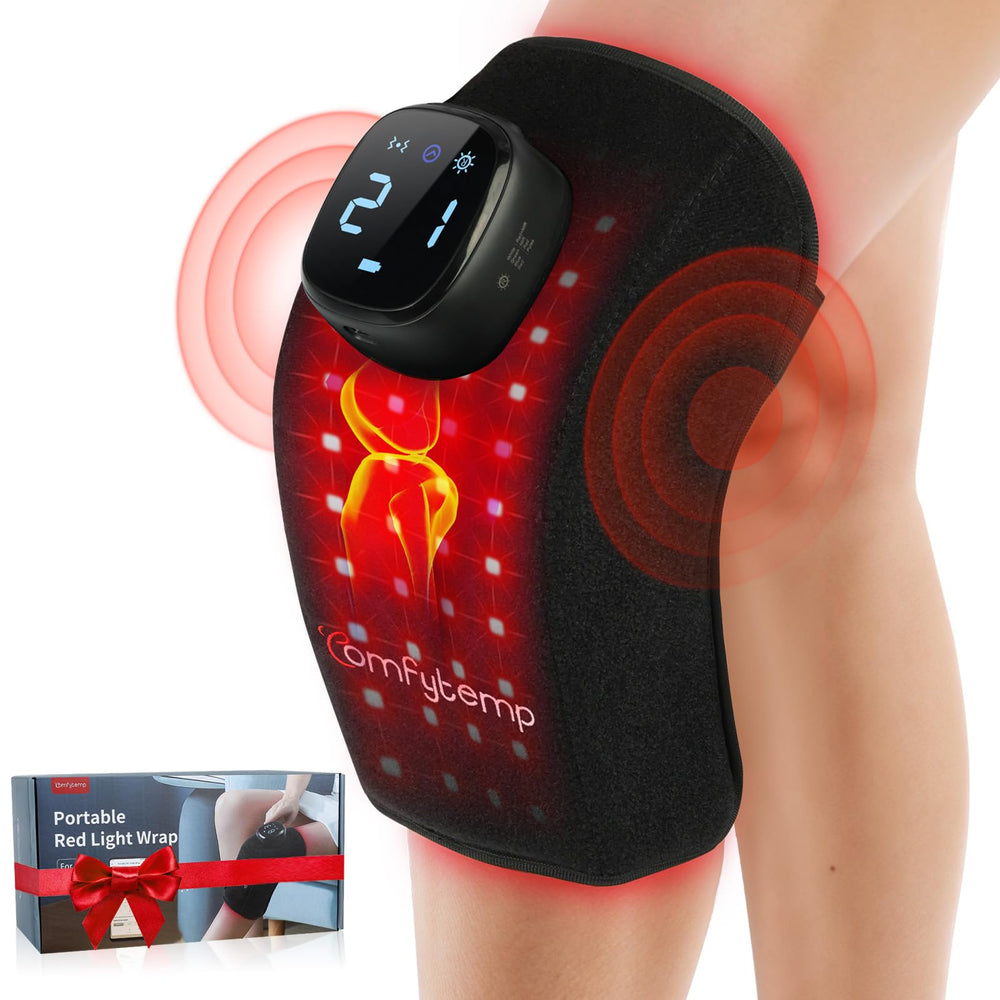 Comfytemp 3D knee wrap with ergonomic design for comfortable therapy sessions