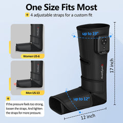 Comfytemp K1011 adjustable straps ensure secure lower leg wrap