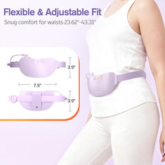 Comfytemp adjustable waist belt fits 23.62 to 43.31 inches securely.