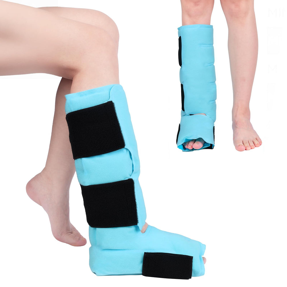 Comfytemp ankle-foot ice pack wrap provides full coverage for targeted relief.